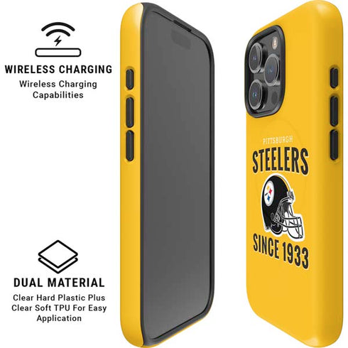 NFL Pittsburgh Steelers Helmet iPhone 16 Pro Magsafe Impact Case